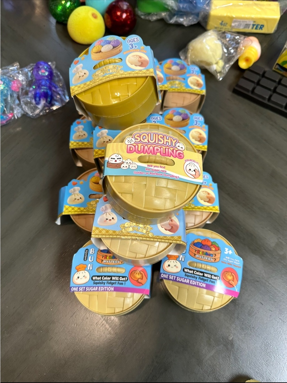 Source Unknown Squishy Dumpling Toy - Yellow Case